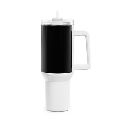 StudySmarther Curly Script 40oz Tumbler — Black Stainless Travel Cup