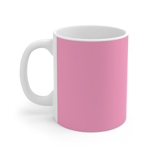 SSH BASICS - PINK/WHITE MUG